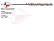 Tablet Screenshot of duratechindustries.com